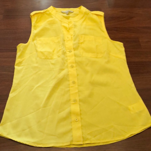 Banana Republic Factory yellow blouse - Picture 7 of 8